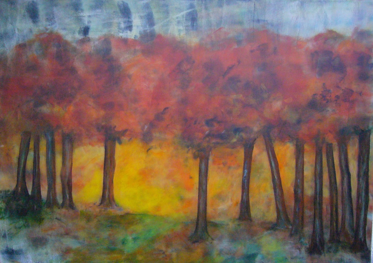 Das Leuchten des Waldes | 70 x 100 | 2010